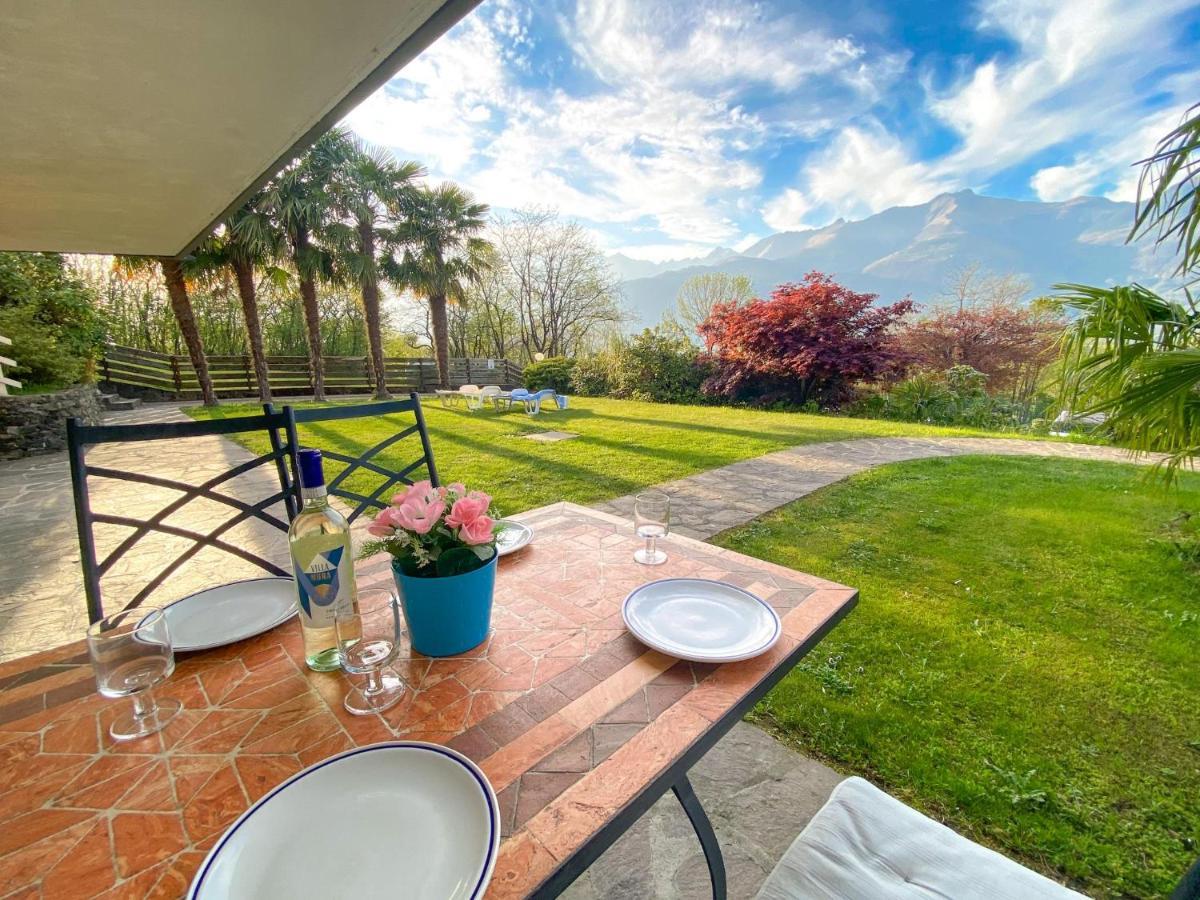 Bellavista A Garten Appartement Mit Pool Colico Exterior photo